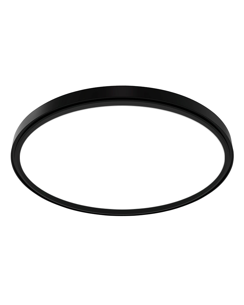 Sun LED - Black round salon light - Ø80cm